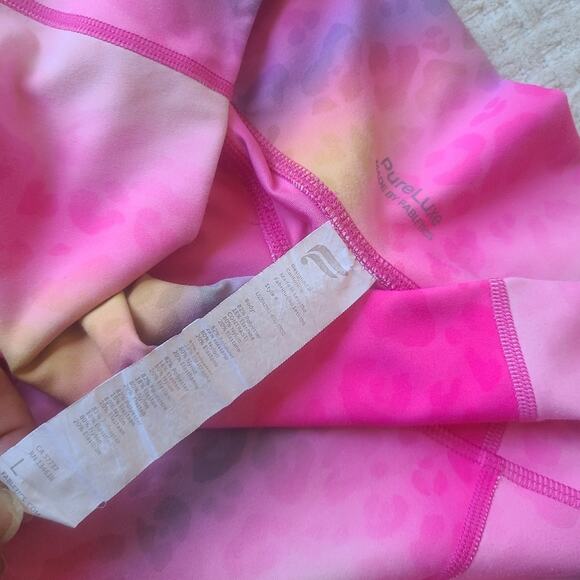Fablectics Pure Luxe Multicolor Athletic Leggings Women's Size L - Picture 5 of 8